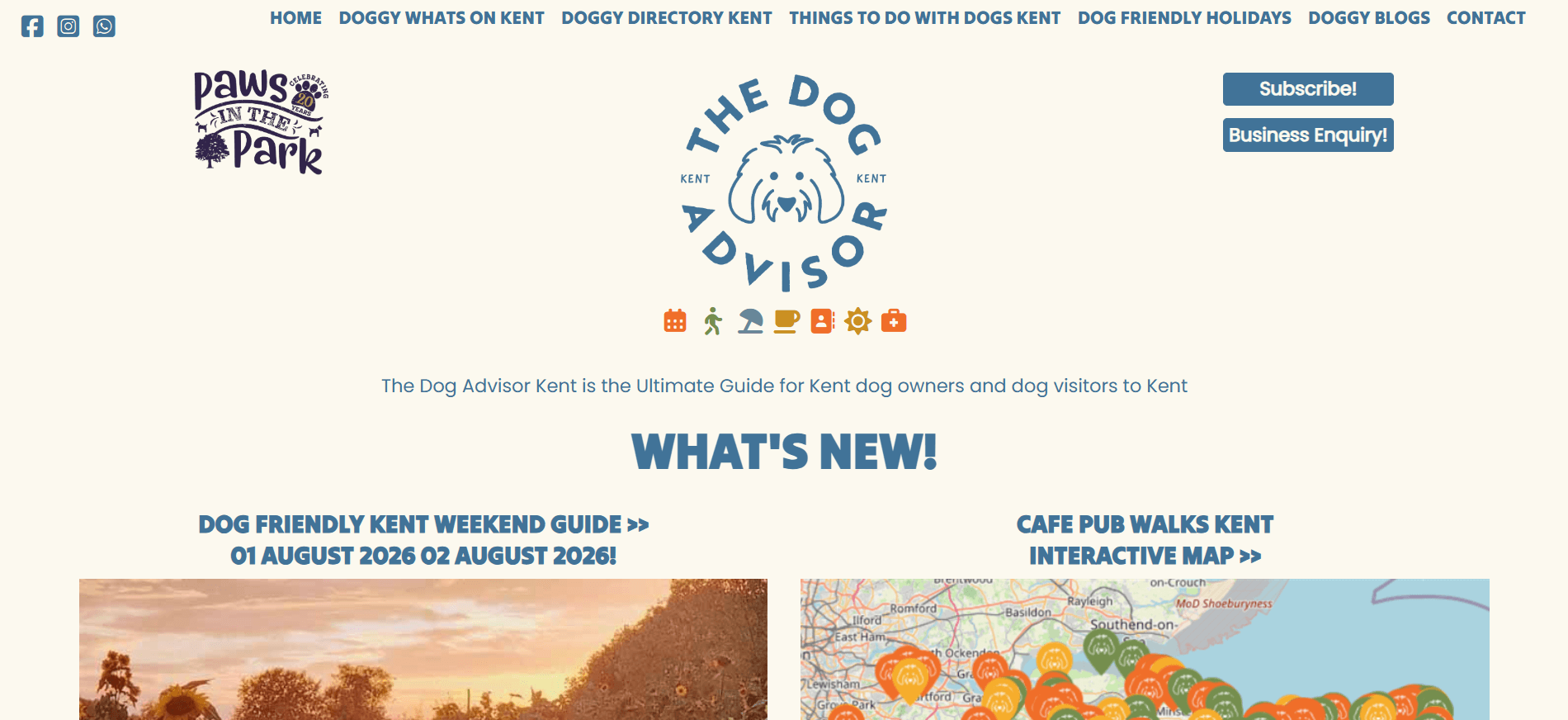 The Dog Advisor Kent Website project preview